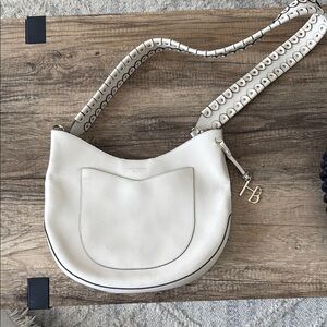 White Leather Shoulder Bag